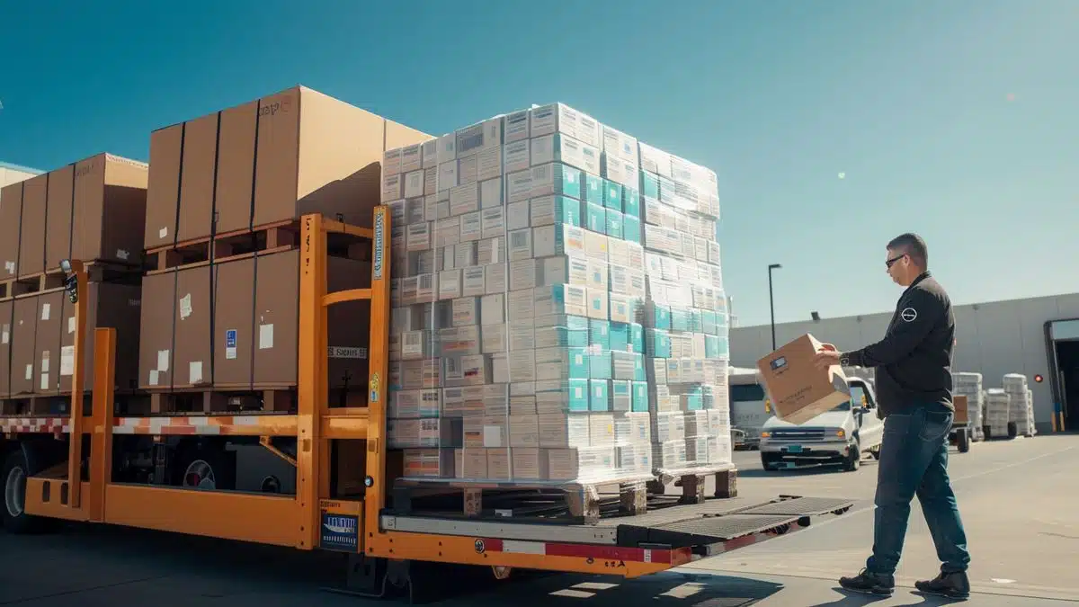 A large order of Cisco's technology products being delivered to a tech company.